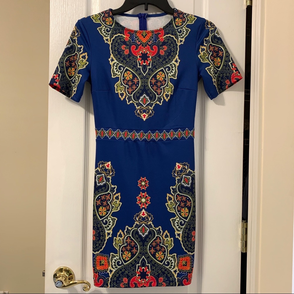 Aztec Print Dress